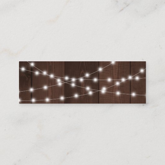 Rustieke schuur hout zonnebloemen bruiloft website mini visitekaartje (Achterkant)