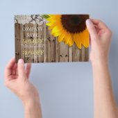 rustieke schuur houten kant westerse landelijke zo flyer (Hand)