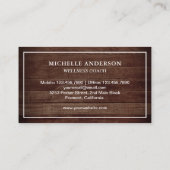 rustieke schuur houten libel visitekaartje (Achterkant)