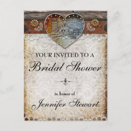 Rustieke Schuur Land Vrijgezellenfeest Briefkaart