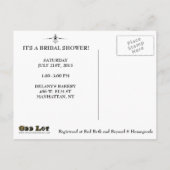 Rustieke Schuur Land Vrijgezellenfeest Briefkaart (Achterkant)