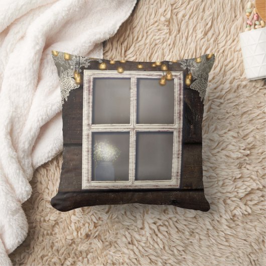 Rustieke schuur raam kant romantische elegante boe kussen (Deken)