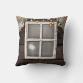 Rustieke schuur raam kant romantische elegante boe kussen (Achterkant)