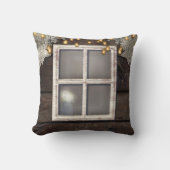 Rustieke schuur raam kant romantische elegante boe kussen (Voorkant)
