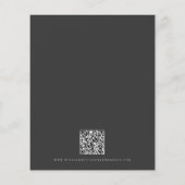 Rustieke schuur String Lights bruids douche uitnod Flyer (Achterkant)