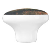 /rustieke schuur & tractorkunst keramische knop (Zijkant)