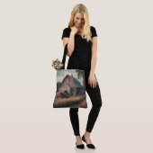/rustieke schuur & tractorkunst tote bag (Op model)