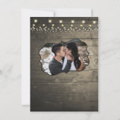 Rustieke Schuurlichten Save the Date (Achterkant)