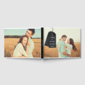 Rustieke Scrapbook Custom Foto Bruiloft Gastenboek (Volledig)