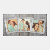 Rustieke Scrapbook Fotocollage Bureaumat (Voorkant)