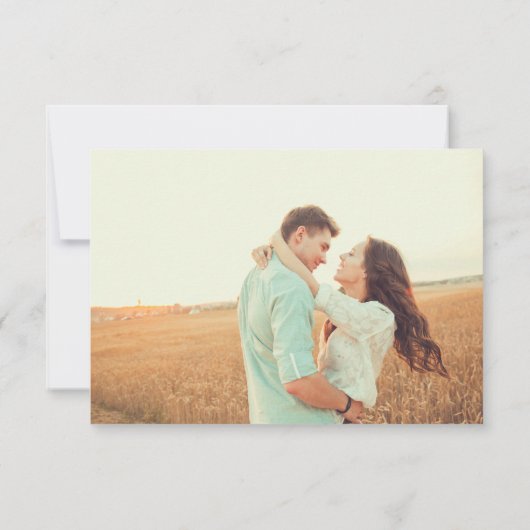 Rustieke Scrapbook Label Custom Message Enclosure Kaart (Achterkant)