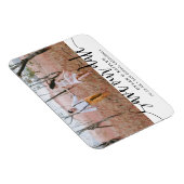 Rustieke Script Photo Magnet Save the Date Magneet (Rechterzijde)
