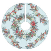 Rustieke seizoensgebonden waterverf bloemenmunt kerstboom rok (Voorkant)