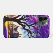 **"Rustieke sereniteit: de Paarse Jacaranda's omhe Case-Mate iPhone Case (Achterkant (horizontaal))