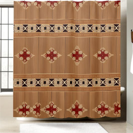 Rustieke Shabby Chic Douche Gordijnen Stijl 1