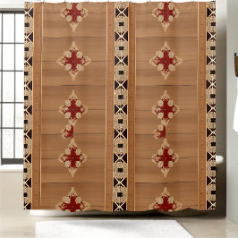 Rustieke Shabby Chic Douche Gordijnen Stijl 2