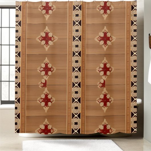 Rustieke Shabby Chic Douche Gordijnen Stijl 2