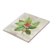 Rustieke Shabby Chic Groene Keramiek Cottage Tegeltje (Zijkant)