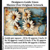 Rustieke Shabby Chic White Daisies DB5R Decoupage Tissuepapier