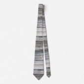 Rustieke Shiplap Houten Boards Gestreept Patroon Stropdas (Voorkant)