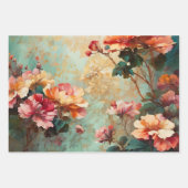  rustieke Sinaasappel Bloemen Decoupage Papieren S Inpakpapier Vel (Voorkant)