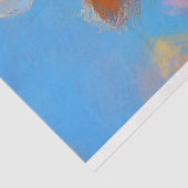 Rustieke Sinaasappel Elegance Struisvogel Spring F Tissuepapier (Detail)