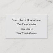 Rustieke Sinaasappel Glitter Boutique Hair Salon S Visitekaartje (Achterkant)