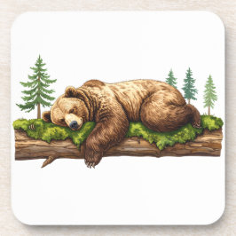 Rustieke Slaapkamer Beer Cabin & Lodge Bier Onderzetter