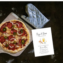 Rustieke Slice Pizza & Beers & Pacifier Baby showe