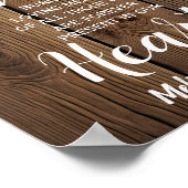 Rustieke slinger van lichtjes Herinneringskaars te Poster (Hoek)