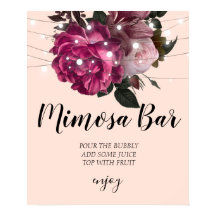 Rustieke slingerlichten bruidsdouche mimosa bar P