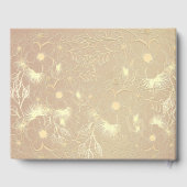 Rustieke slingerlichten trouwgastenboek gastenboek (Achterkant)