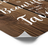 Rustieke slingerlichtjes Elke liefdesgeschiedenis  Poster (Hoek)