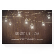 Rustieke snaren van Mason Jars Fireflies bruiloft