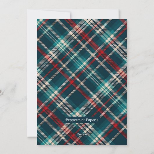 Rustieke Snowy Merriest Christmas Wishes Beagle Do Feestdagenkaart (Achterkant)