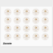 Rustieke Sourdough Ingredienten Ronde Sticker (Vel)