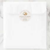 Rustieke Sourdough Ingredienten Ronde Sticker (Tas)