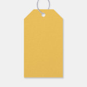 Rustieke Spice Mosterd Zonnebloem Bridal Cadeaulabel (Achterkant)