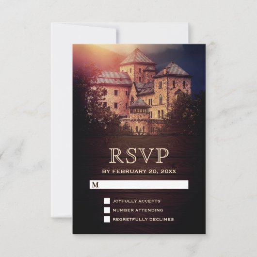  rustieke sprookjeskasteel RSVP (Voorkant)