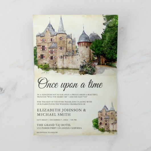 Rustieke Sprookjeskasteel Verhaal Boek QR Code Bru (Binnen)