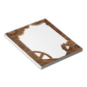  rustieke steampunk notitieblok (Schuin)