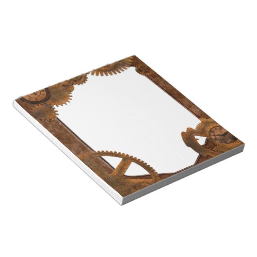  rustieke steampunk notitieblok (Schuin)