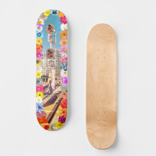 Rustieke Stedelijke Bloemen Skateboard
