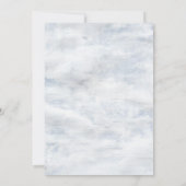 rustieke stencil botanische elegante bruiloft kaart (Achterkant)