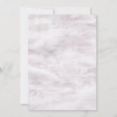 rustieke stencil botanische elegante bruiloft kaart (Achterkant)