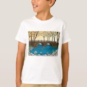 Rustieke stenen brug over de Natuur T-shirt (Voorkant)