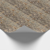 Rustieke stenen muur, getextureerde decor cadeaupapier (Hoek)