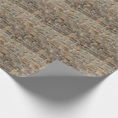 Rustieke stenen muur, getextureerde decor cadeaupapier (Hoek)