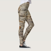 Rustieke stenen muur, getextureerde decor leggings (Rechts)