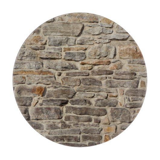 Rustieke stenen muur, getextureerde decor snijplank (Voorkant)